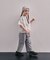 Cotton Dobby Ombre Plaid Pants