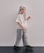 Cotton Dobby Ombre Plaid Pants