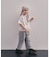 Cotton Dobby Ombre Plaid Pants
