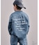 8oz Denim SNOOPY Bandcollar Shirt