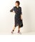 花柄シフォンワンピース