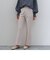 二重織りストレートパンツ