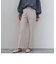 二重織りストレートパンツ