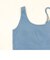 ボーダーパッド付アシメタンクトップ