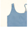 ボーダーパッド付アシメタンクトップ