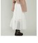 チュールティアードスカート