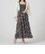 ２Ｗａｙ花柄シャーリングノースリーブワンピース