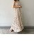 ２Ｗａｙ花柄シャーリングノースリーブワンピース
