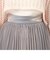 レイヤードシャイニープリーツスカート