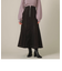 フロントＺＩＰ配色ステッチマーメイドスカート