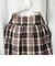 チェックタックフレアスカート