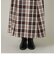 チェックタックフレアスカート