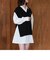 ケーブルニットベスト×シャツチュニックＳＥＴ