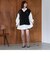 ケーブルニットベスト×シャツチュニックＳＥＴ