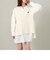 ケーブルニットベスト×シャツチュニックＳＥＴ
