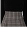 フリンジチェックフレアミニスカート