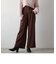フロントｚｉｐハイウエスト　ストレートパンツ