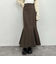 マチ付きマーメイドスカート