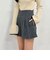 ハイウエストタックショートパンツ
