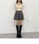 ハイウエストタックショートパンツ