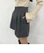 ハイウエストタックショートパンツ