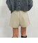 ハイウエストタックショートパンツ