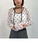 フロッキープリントチュールＴＯＰＳ