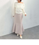 モヘアタッチ透かしオフショルニット