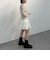 モヘアタッチ透かしオフショルニット