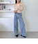 モヘアタッチ透かしオフショルニット