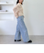 モヘアタッチ透かしオフショルニット