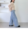 モヘアタッチ透かしオフショルニット