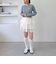 ラッフルフリルティアードミニスカート