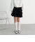 ラッフルフリルティアードミニスカート