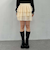 ラッフルフリルティアードミニスカート