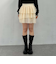 ラッフルフリルティアードミニスカート
