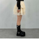 ラッフルフリルティアードミニスカート