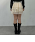 ラッフルフリルティアードミニスカート