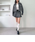 デニムプリーツミニスカート