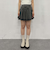 デニムプリーツミニスカート