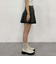 デニムプリーツミニスカート