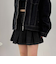 デニムプリーツミニスカート