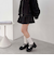 デニムプリーツミニスカート