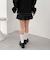 デニムプリーツミニスカート