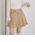 デニムプリーツミニスカート