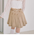 デニムプリーツミニスカート