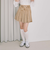 デニムプリーツミニスカート