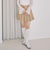 デニムプリーツミニスカート
