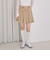 デニムプリーツミニスカート