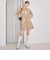 デニムプリーツミニスカート